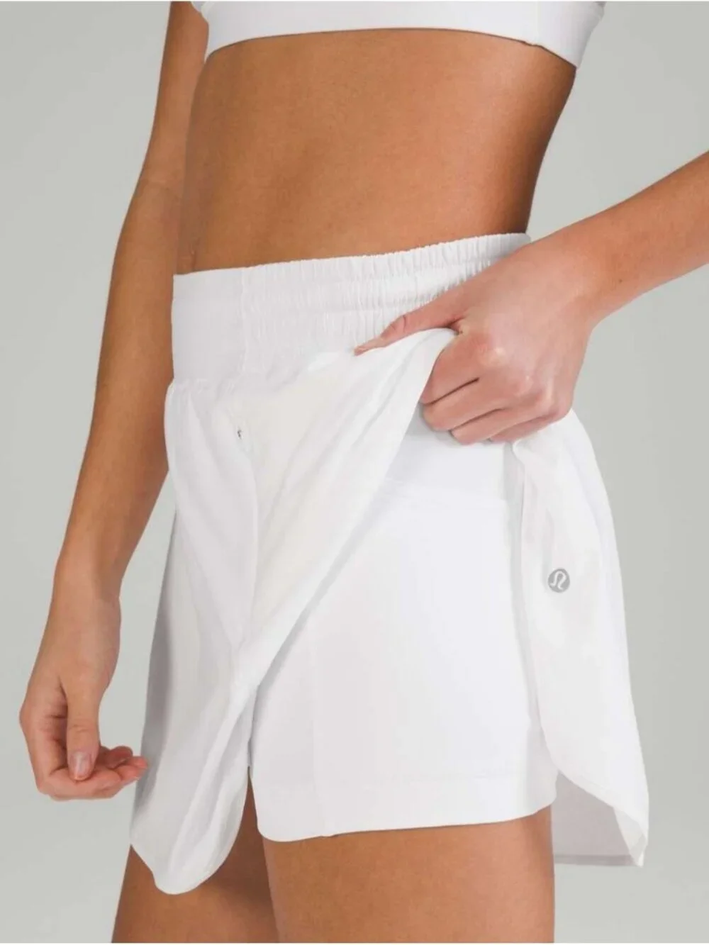 Lululemon Hotty Hot High-Rise Skirt Long White